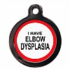 Elbow Dysplasia Medical Dog ID Tag